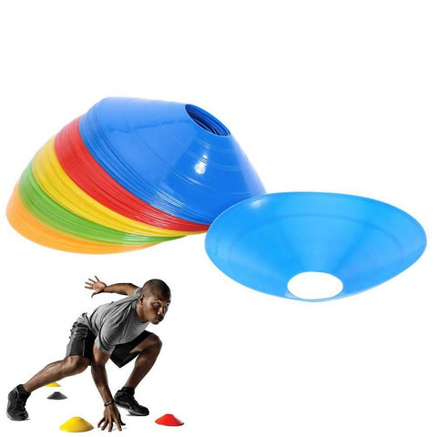 Training Cones Discs Plates Sport Soccer Training Sign Dish Cones Marker Discs - ValueBox