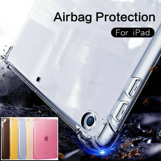 Apple Ipad 7th 8th 9th Generation 10.2 Case Tpu Silicone Protective Clear Cover 2019 2020 2021