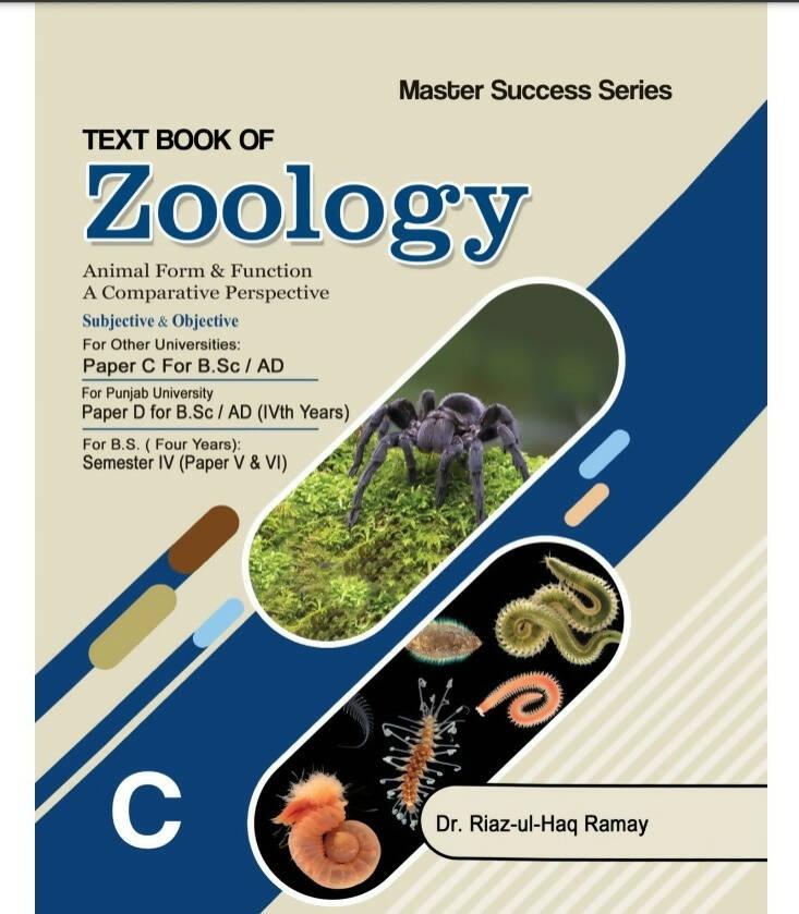 Master Success Series Text Book Of Zoology Paper C Animal Form And Function Dr Riaz Ul Haq Ramay NEW BOOKS N BOOKS - ValueBox