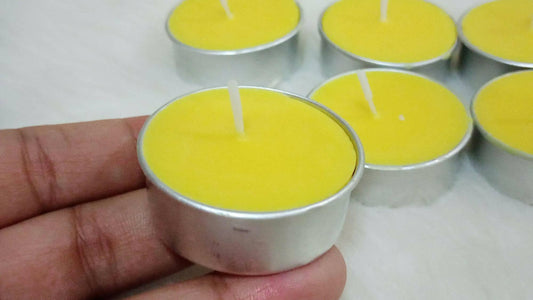 Pack of 6 Premium Quality Round Shape Floating Scented Candles