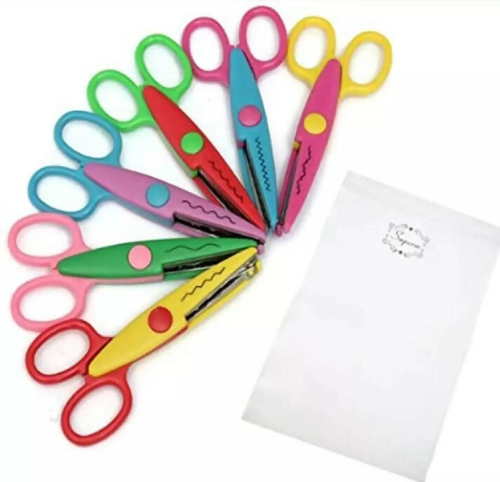 Pack Of 3 - Pattern Scissors - Multicolor