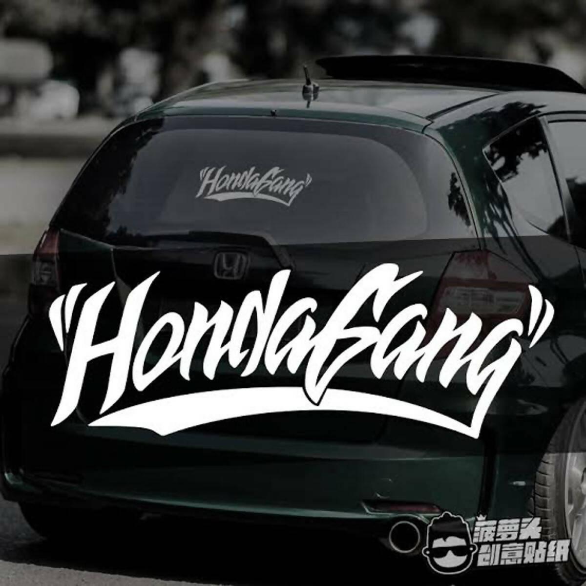 Honda Gang (White) car stickers - ValueBox