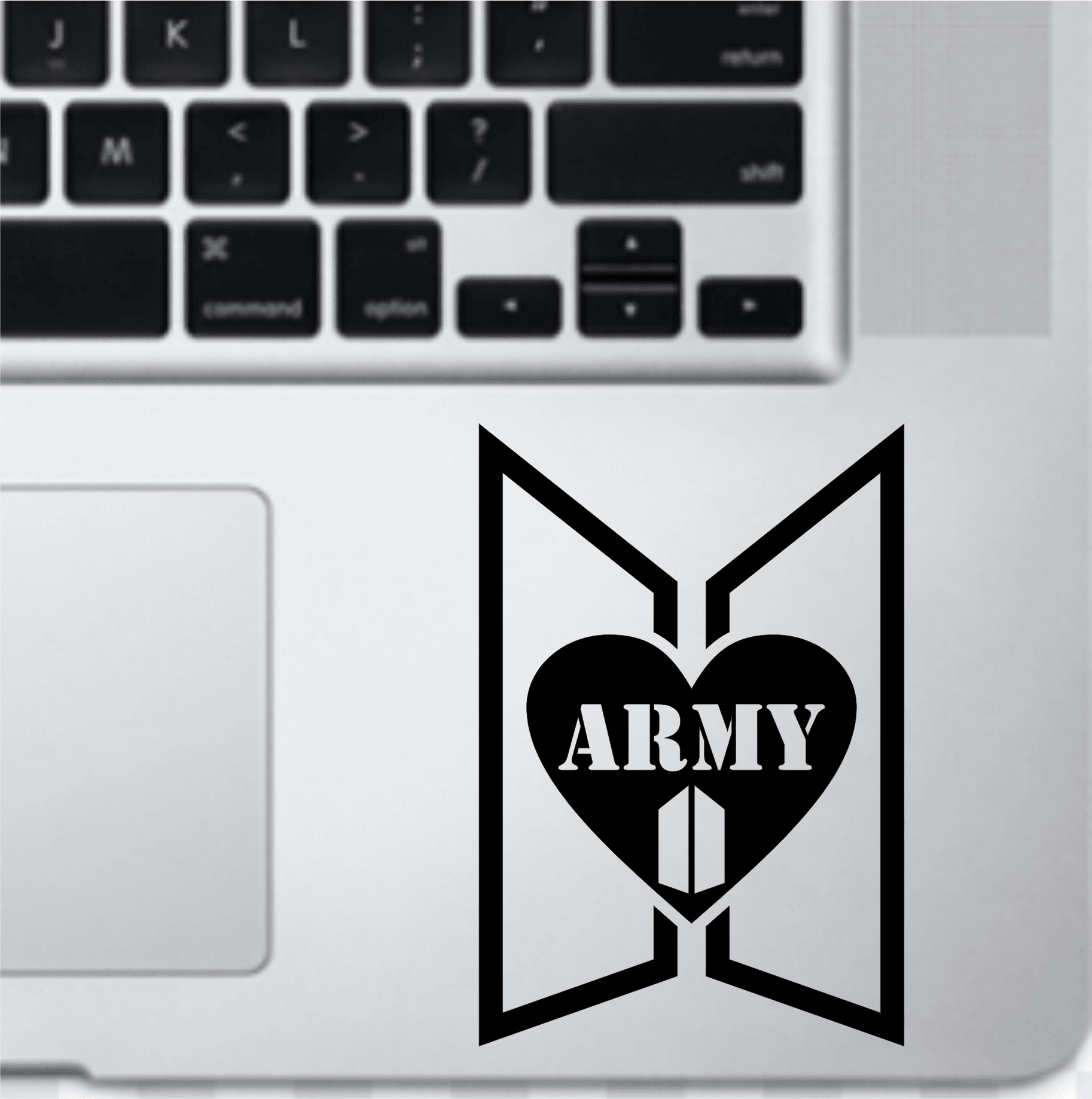 BTS arrmy Logo Vinyl Decal Laptop Sticker, Laptop Stickers for Boys and Girls, Bike Stickers, Car Bumper Stickers by Sticker Studio - ValueBox