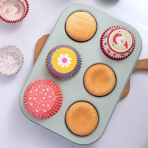 Paper Cake Small Cups Baking Muffin Paper Cups, for Spring Birthday Easter Holiday and Party Decorations - ValueBox