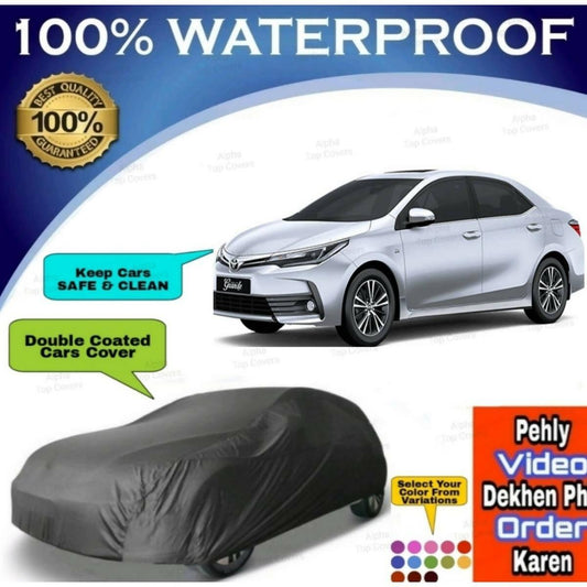 Double COATED ALPHA Car Cover For Toyota Corolla X Altis Grande