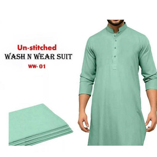 Pure wash N wear green suit