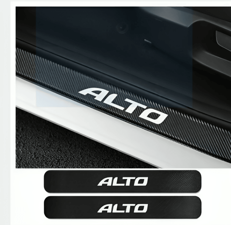 4PCS Alto Car Door Sill Stickers Threshold Protector Car Tuning Accessories - ValueBox