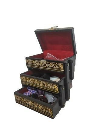 Wooden Jewellery Box Hand Crafted - ValueBox