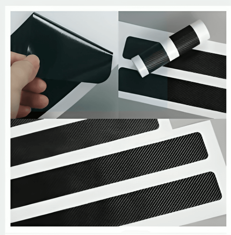 4Pcs Honda City Car Door Sill Scuff Plate Protector For Honda City Door Threshold Guard 3D Carbon Fiber Vinyl Sticker Car Accessories - ValueBox