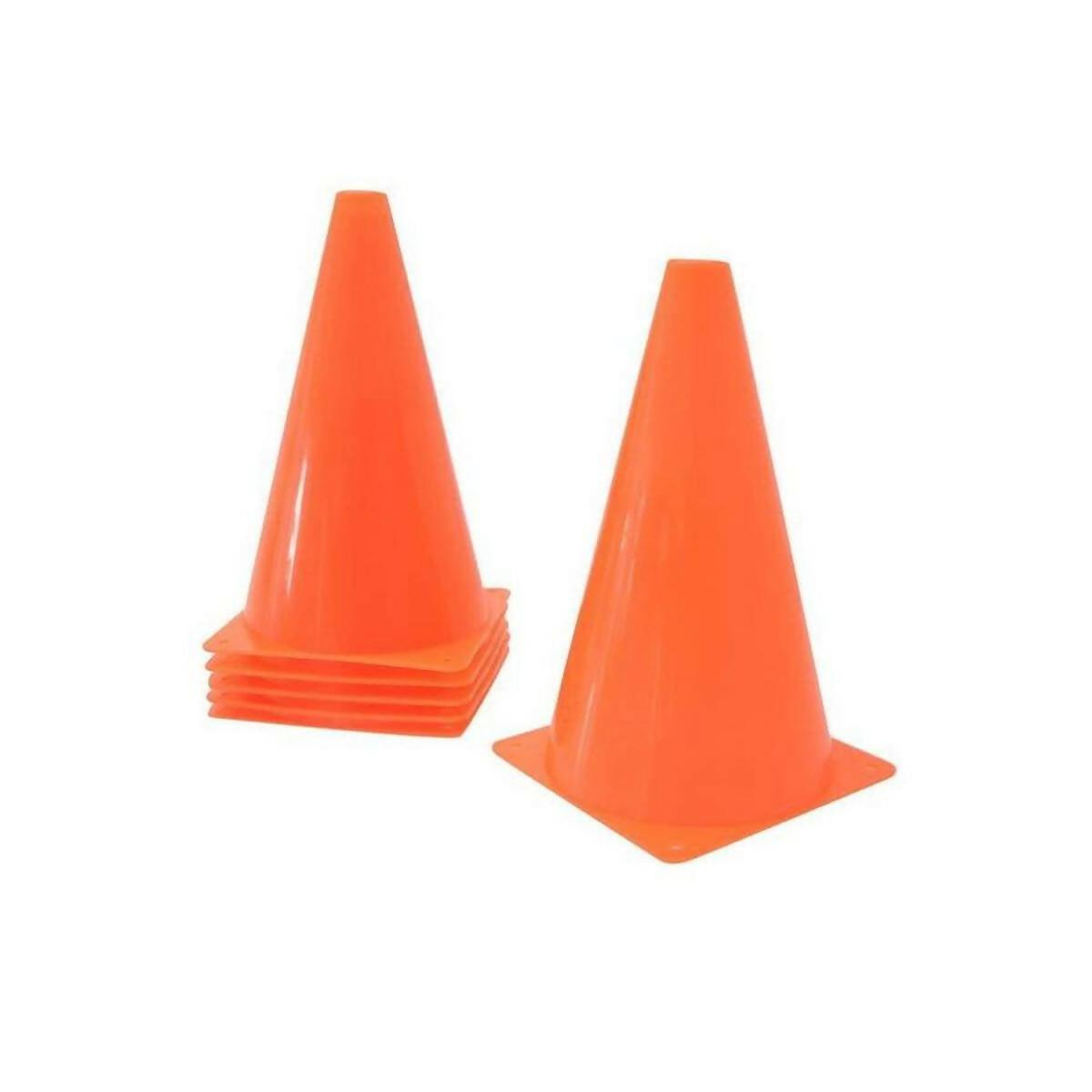 Pack of 25 - Training Sports Football Cones - 6" - Orange