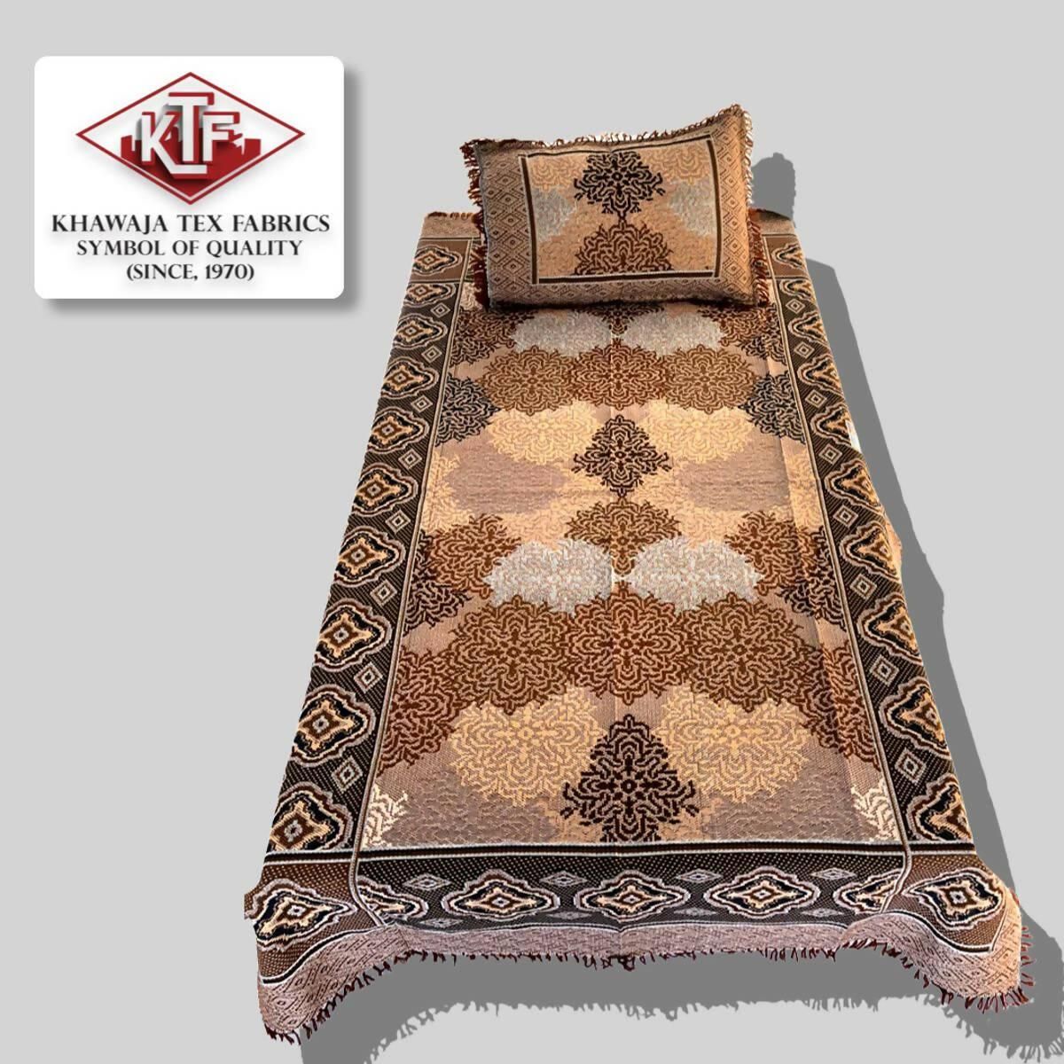 Khawaja SIngle Bed sheet Best Quality (Stuff and Colour guarantee) bedsheets A12 - ValueBox