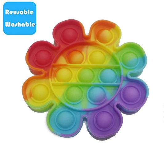 Planet X - Rainbow Flower Fidget Spinner - Vibrant Revolutions