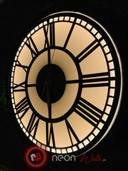 Premium Roman Vintage Neon Clock - ValueBox