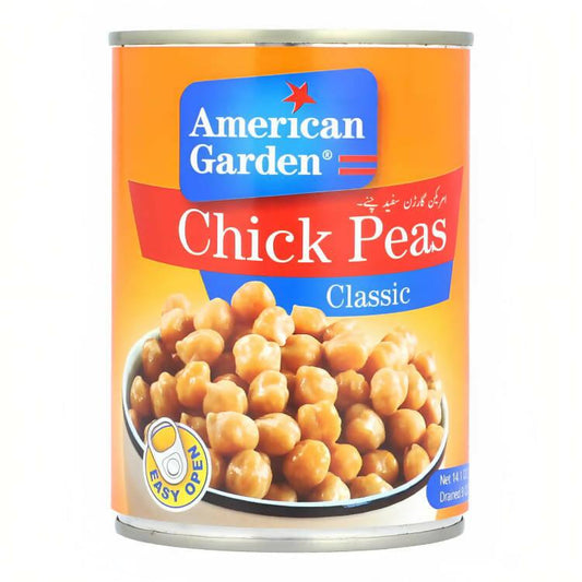 American Garden Chick Peas Classic Tin 400gm