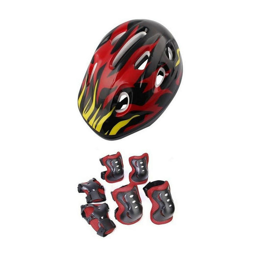 7pcs Kids Bike Helmet Safety Bicycle Helmet - ValueBox