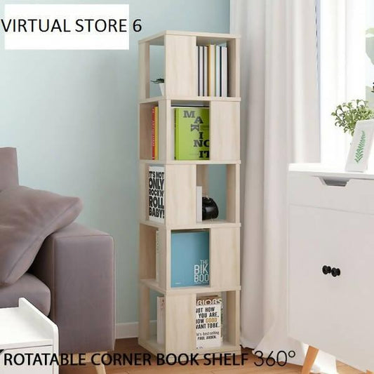 360 angle big storege book rack - ValueBox
