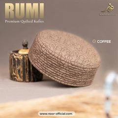 100% Premium Quality Fleece Fabric Prayer Cap Rumi Koofi Namaz Topi Namaz Cap For Men Namaz Hat - Topi - ValueBox