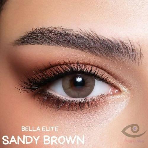 Bella Sandy Brown Eye Lenses – Elite Collection