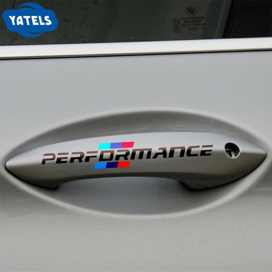 4Pcs (Black) BMW car Stickers - ValueBox