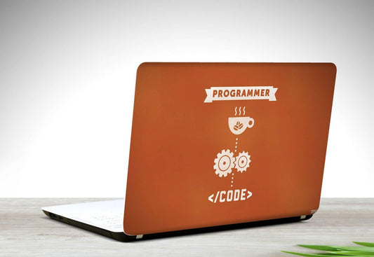 Programmer Laptop Back Skin Vinyl Stickers - ValueBox