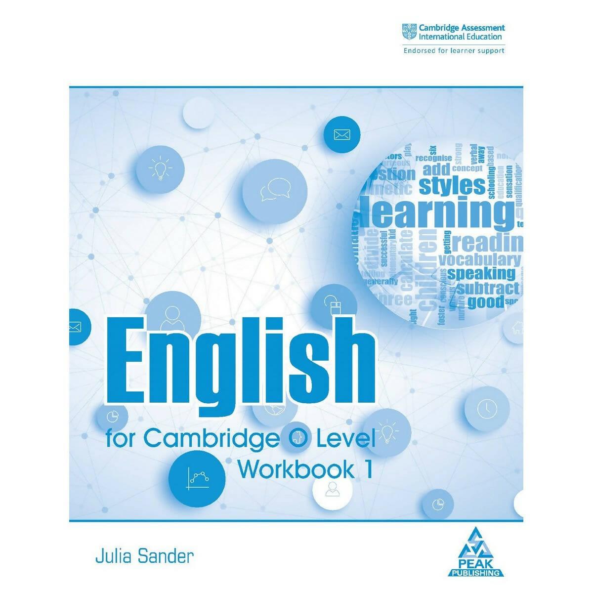 Peak Publishing English For Cambridge O Level, Work Book 1 By Judith John - ValueBox