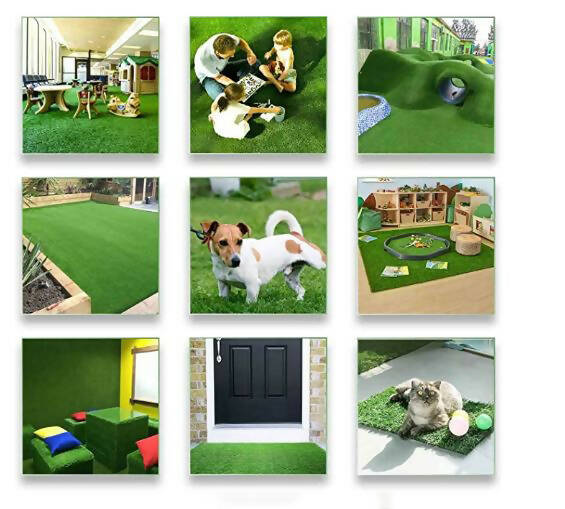 Artificial Grass Mat For Aquarium & Multipurpose Household 1ft by 1ft Size