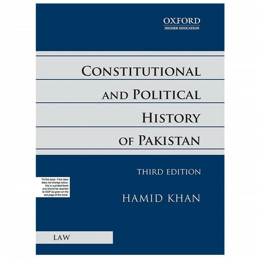 Constitutional and Political History of Pakistan Hamid Khan Oxford - ValueBox