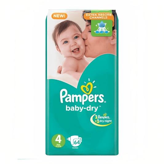 Gen Pampers Baby-dry 4 Maxi 64's