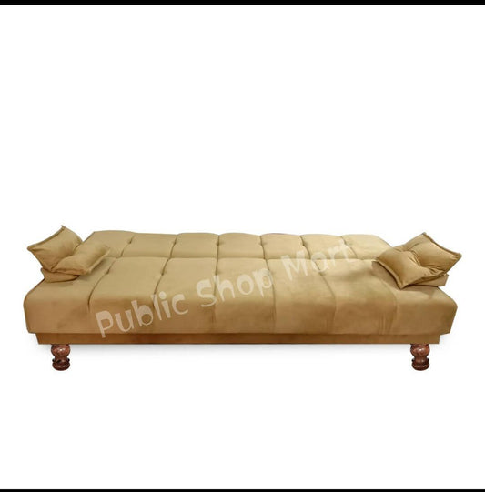 Sofa Combed Camel Valvet 3 Seater Stylish Design Colour Can be Customised - ValueBox