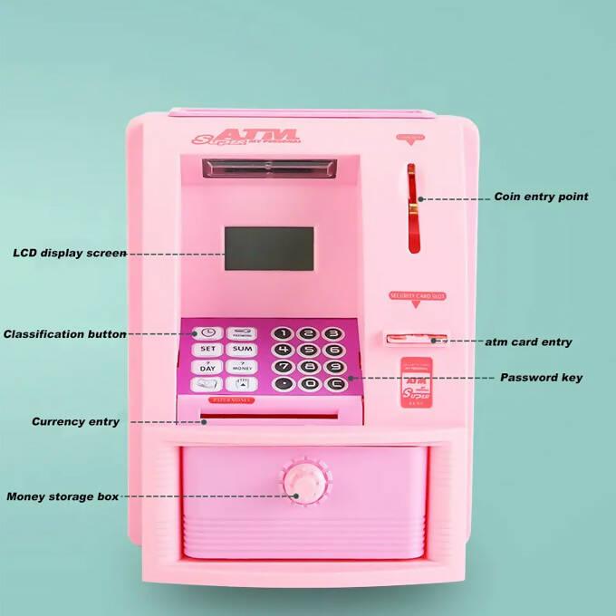 Planet X - Intelligence Mini ATM Machine games For Kids - Assorted Colorsolors - ValueBox