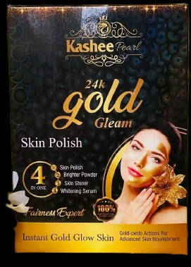 Kashee Pearl 24k Gold skin Polish 4in1