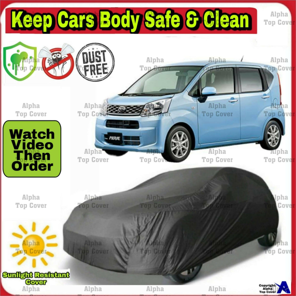 Daihatsu Move ALPHA Car Cover - ValueBox