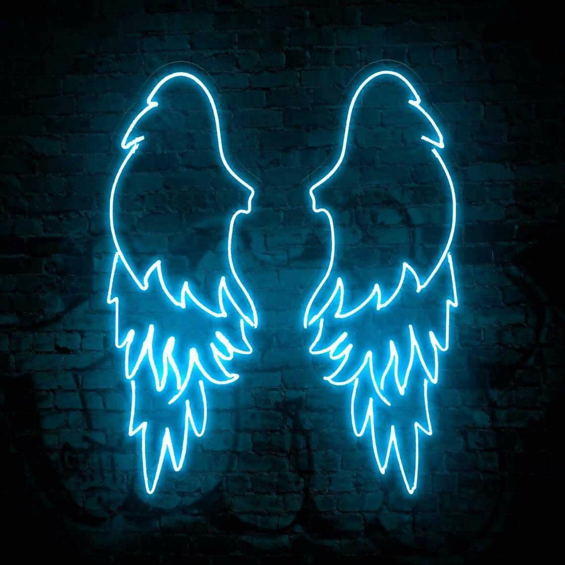 Angel Wings (Pair) Neon Sign - Neon Lights