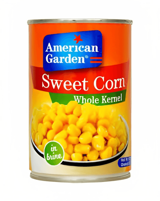 American Garden Whole Kernel Sweet Corn in Brine, 400g