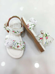 Fashion Infant Baby Girl Princess PU Leather+Cloth Soft Sole Sandals Toddler Summer Shoes Bow-Knot Crib Shoes Sandal