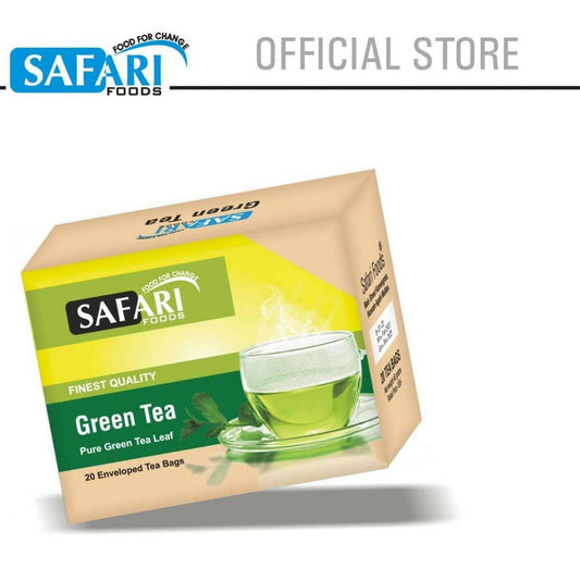 Biah Safari Green Tea 20 Enveloped Tea Bags