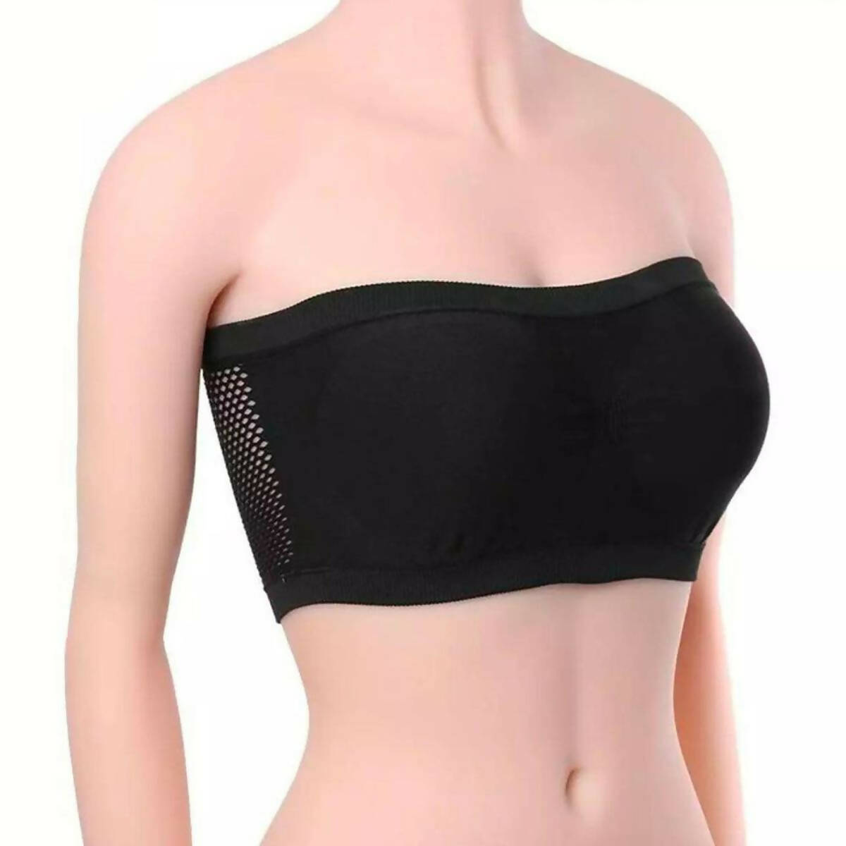 Girls New Style Seamless Strapless Bra Free Size Bra Multicolor Without Wires and Hooks