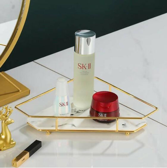 Multilayer Luxury Desktop Cosmetic Storage Rack Makeup Jewelry Sundries Display Bathroom Toiletries Shelf Skin Care Organizer