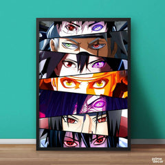 Naruto Eyes Animation | Anime Poster Wall Art - ValueBox