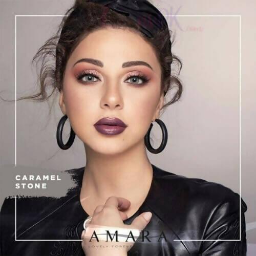 Amara Caramel Stone Contact Lenses - ValueBox