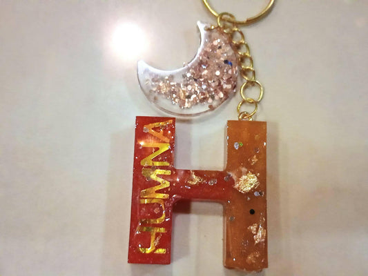 Beautiful Resin Handmade Alphabets With Customized Names and Charms - ValueBox