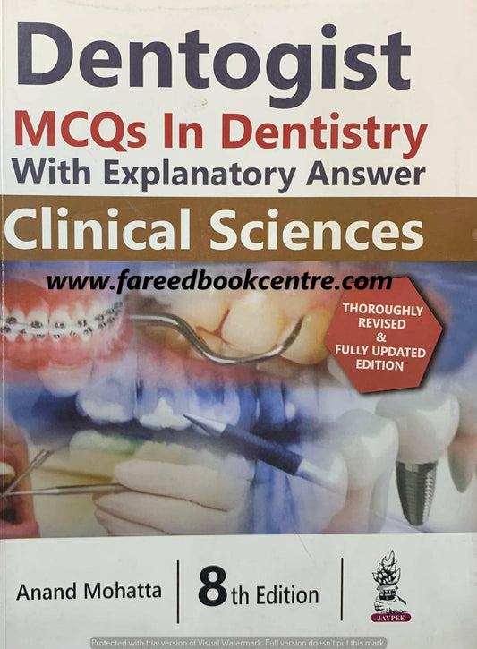 Dentogist Mcqs In Dentistry With Explanatory Answer BY 8th Edition - ValueBox