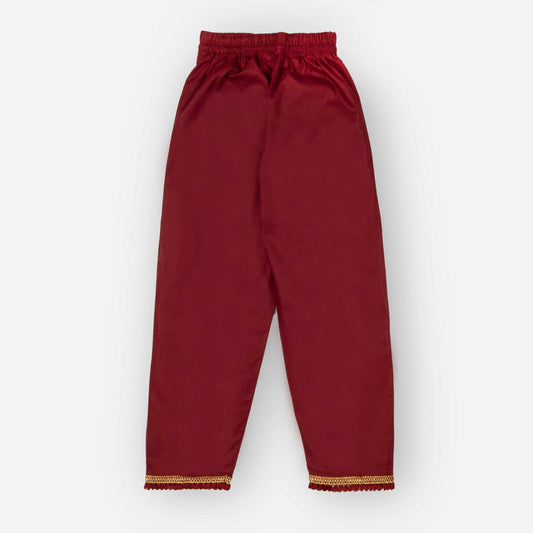 Golden Hem Trousers - ValueBox