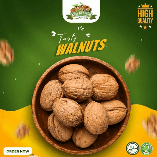 Walnuts 1kg Packet, Akhroot Kaghzi Soft Shell - Fresh & Delicious