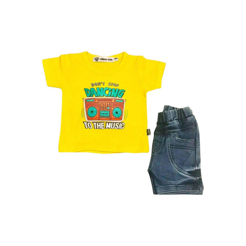 Dancing T-Shirt with Denim Shorts - ValueBox