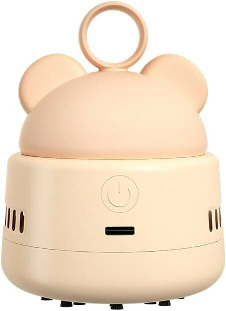 Mini Desktop Vacuum Cleaner with USB Charging (pink)