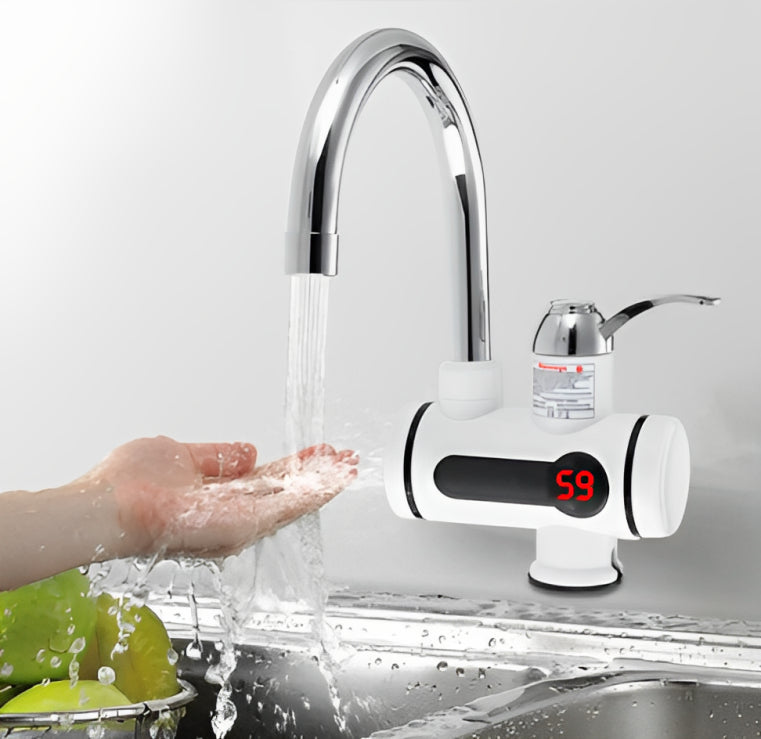 3000W Electric Faucet Tankless Instant Hot Water Tap Instant Water Heater Heating Water Tap