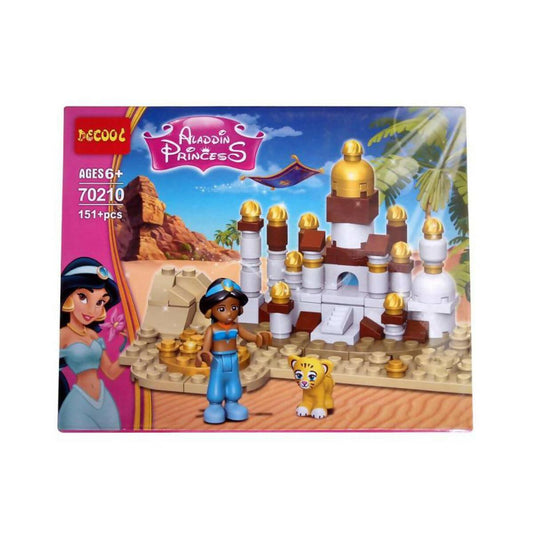 Disney Princess - Aladdin Jasmine Castle Blocks - Multicolor - ValueBox