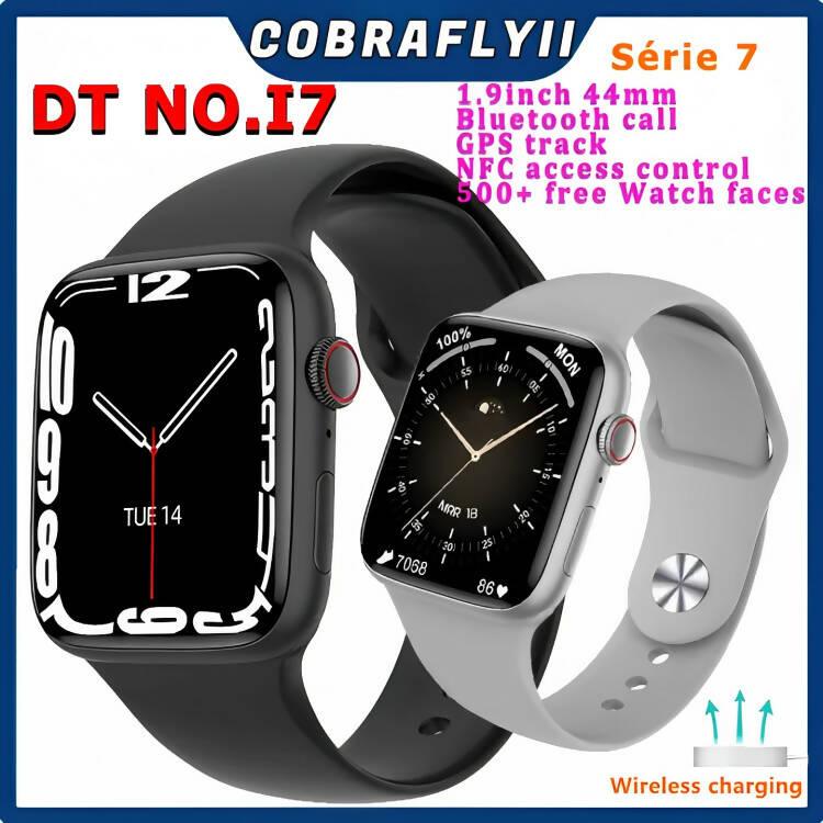 IWO DT NO.I7 Smart Watch with NFC 1.9inch Square Screen Bluetooth Call IP68 Waterproof Long Standby Watches Heart Rate Monitor - ValueBox