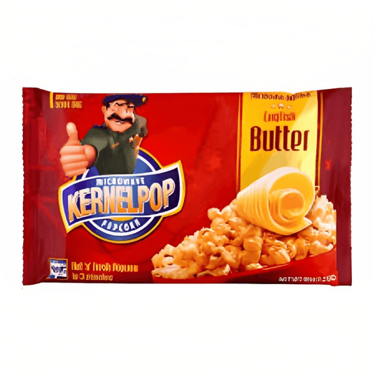 Kernelpop Microwave Popcorn English_Butter 90 gm Single